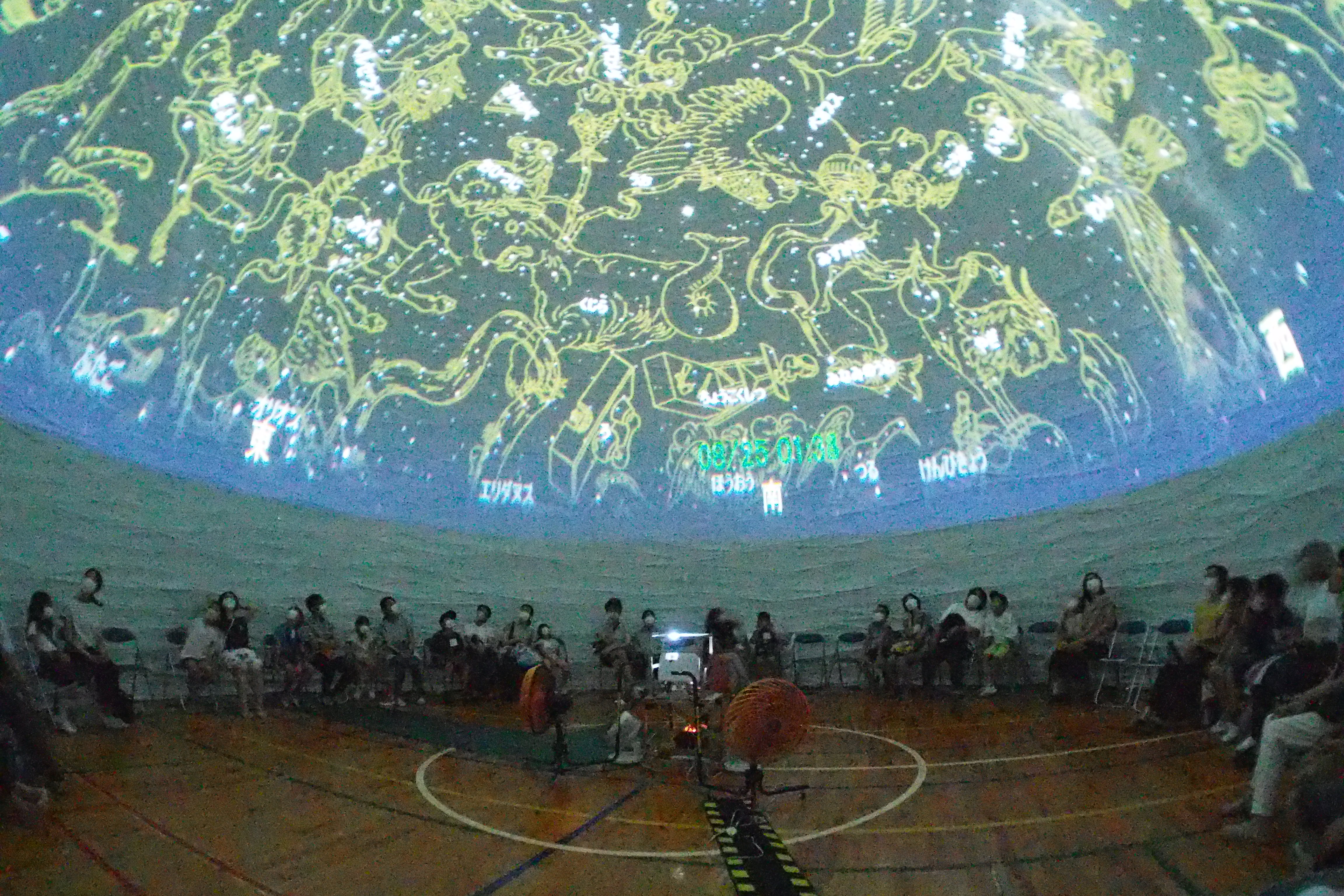 ドームの内部の様子(10m)