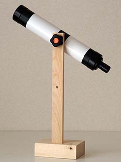 組み立て式天体望遠鏡+木製架台 組み立て式天体望遠鏡+木製架台